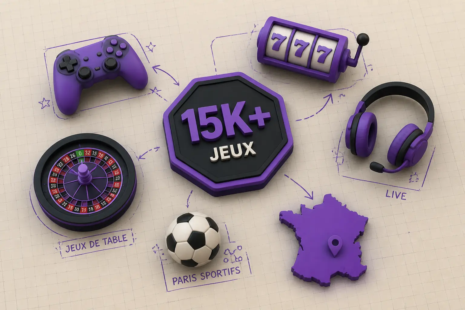 Shuffle Casino : la ludothèque en jeu visual guide for Shuffle Casino